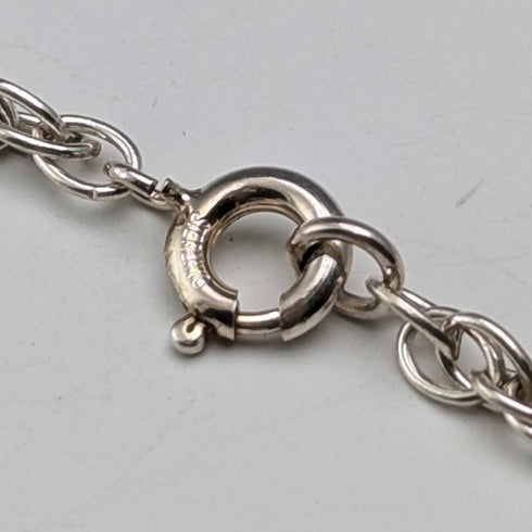 1977年 英国ヴィンテージ 純銀インゴットペンダント 1トロイオンス 純銀チェーン付